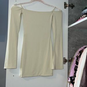 Oh Polly off the shoulder mini dress